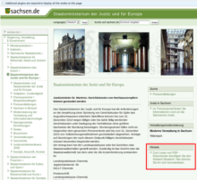 Justice ministry Sachsen